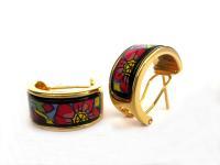 艺术与珠宝的交融 莫奈系列珐琅彩耳环的艺术魅力与选购指南